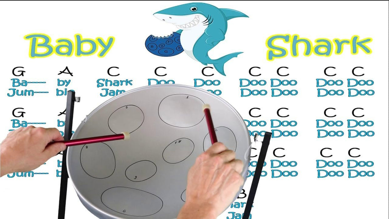 Panyard Jumbie Jam Steel Drum (W1058) Blue