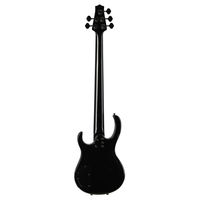 H. Jimenez 5-String Bass Guitar w/Deluxe Padded Gig Bag - Glossy Black (LBS5-BK)