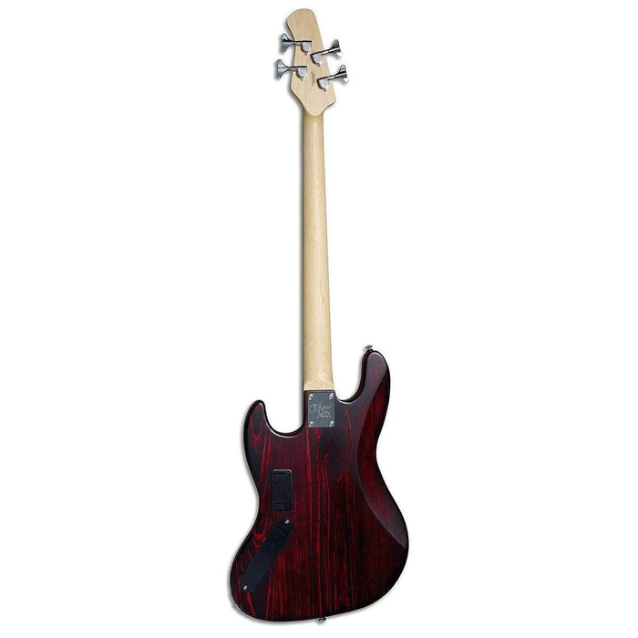 Michael Kelly Element 4OP Bass Guitar Trans Red