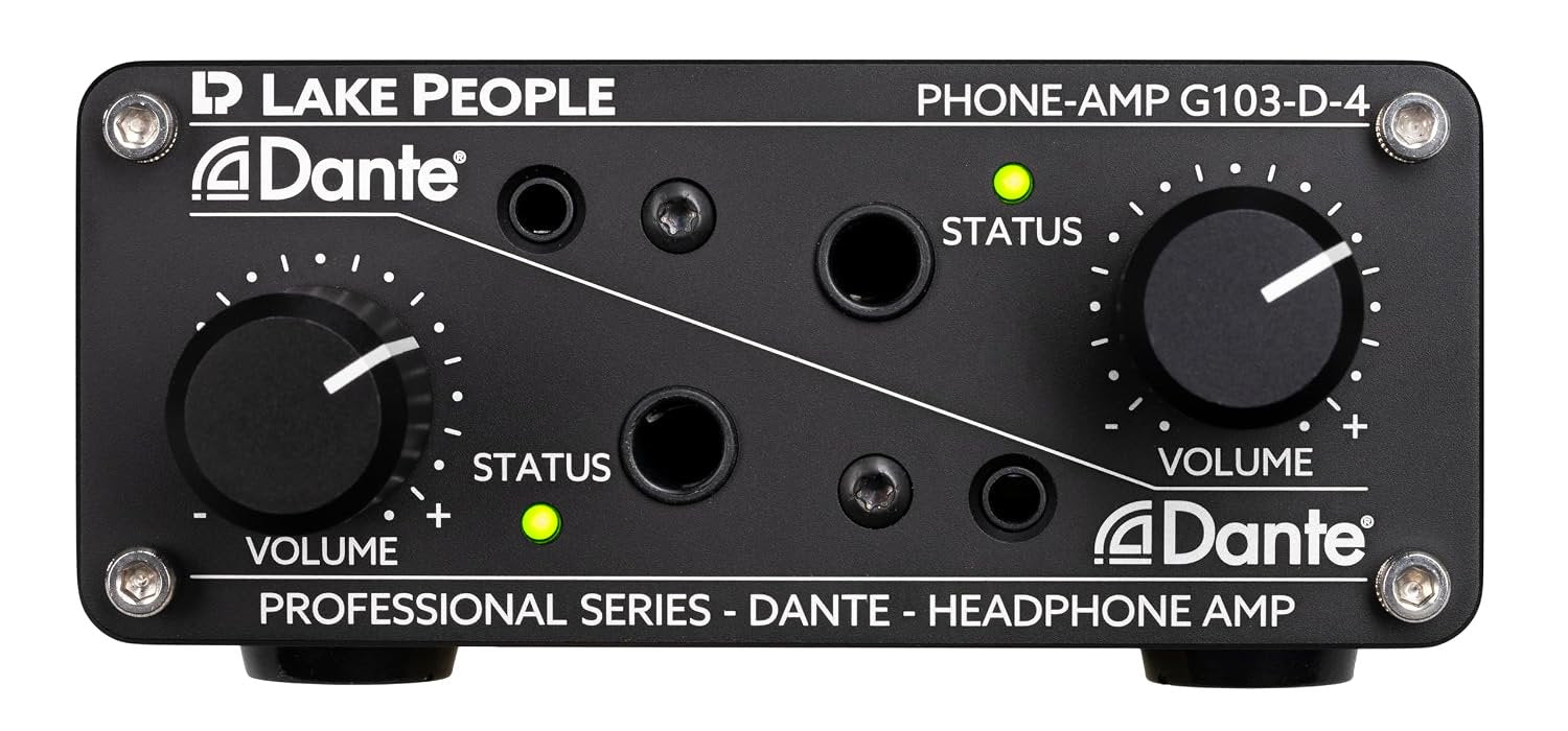 Lake People G103D4 Dante Headphone Amplifier