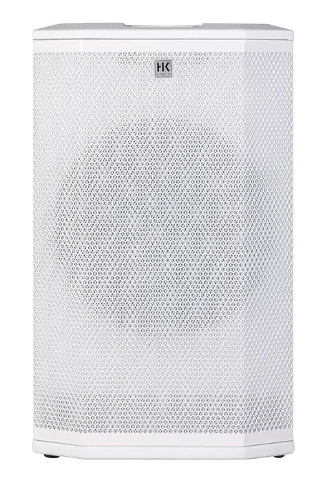 HK Audio HK-POLAR-MKII-12-WHT 2000 watt 12in Powered Column PA MK II with 4 Ch Mixer 24-bit DSP EQ Bluetooth 5 TWS in White
