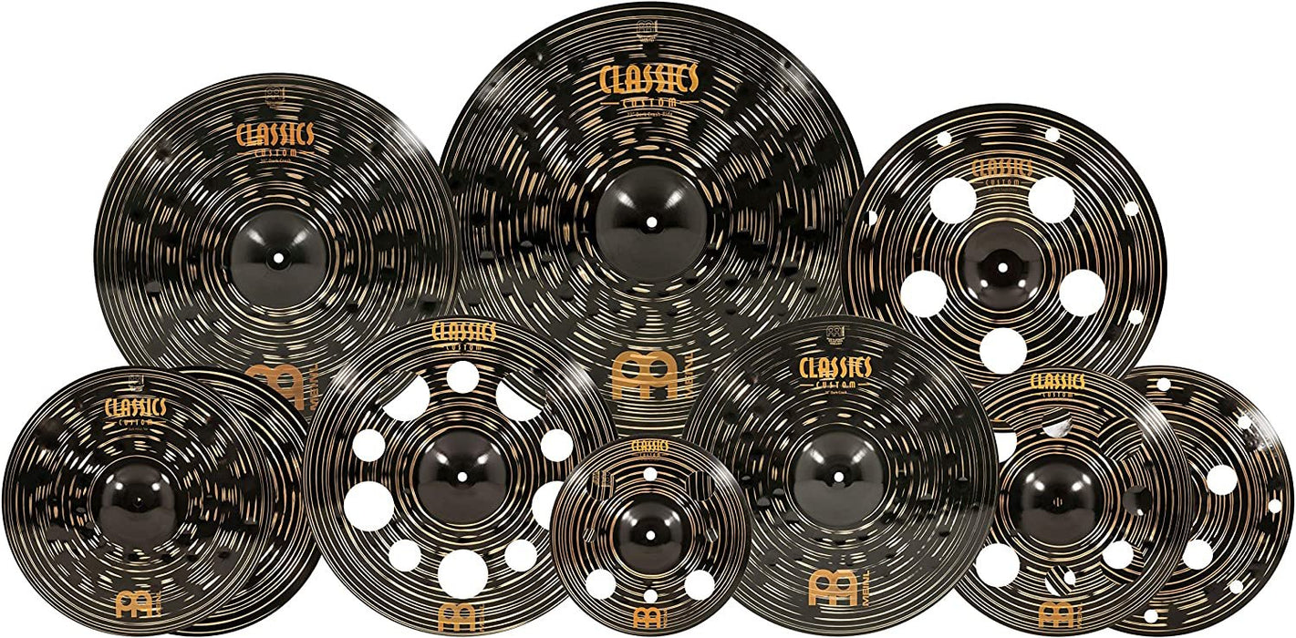 Meinl 18" China Cymbal - Classics Custom Dark - Made in Germany, 2-YEAR WARRANTY (CC18DACH)