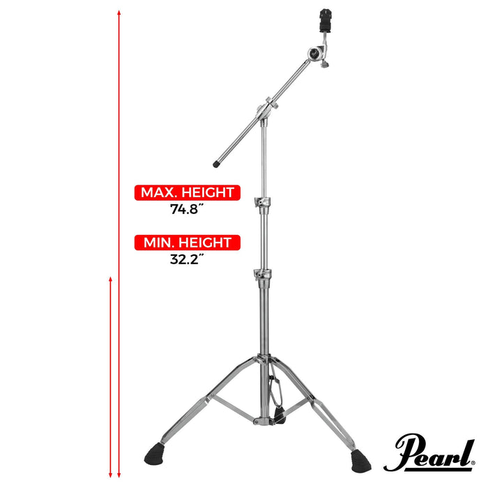 Pearl Pro Double-Braced Cymbal Boom Stand with Locking Boom Arm (B1030)