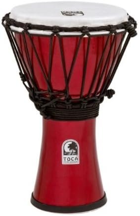 Toca TFCDJ-7PK Colorsound 7-Inch Djembe, Pastel Pink