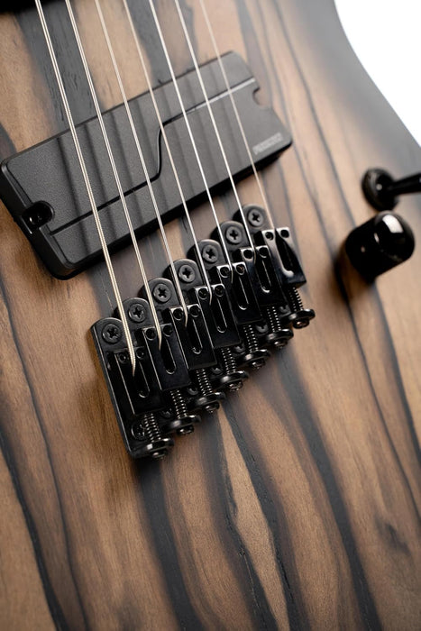 Cort KX507MS-NBB KX507MS 7-String Multi-Scale Guitar Pale Moon Ebony