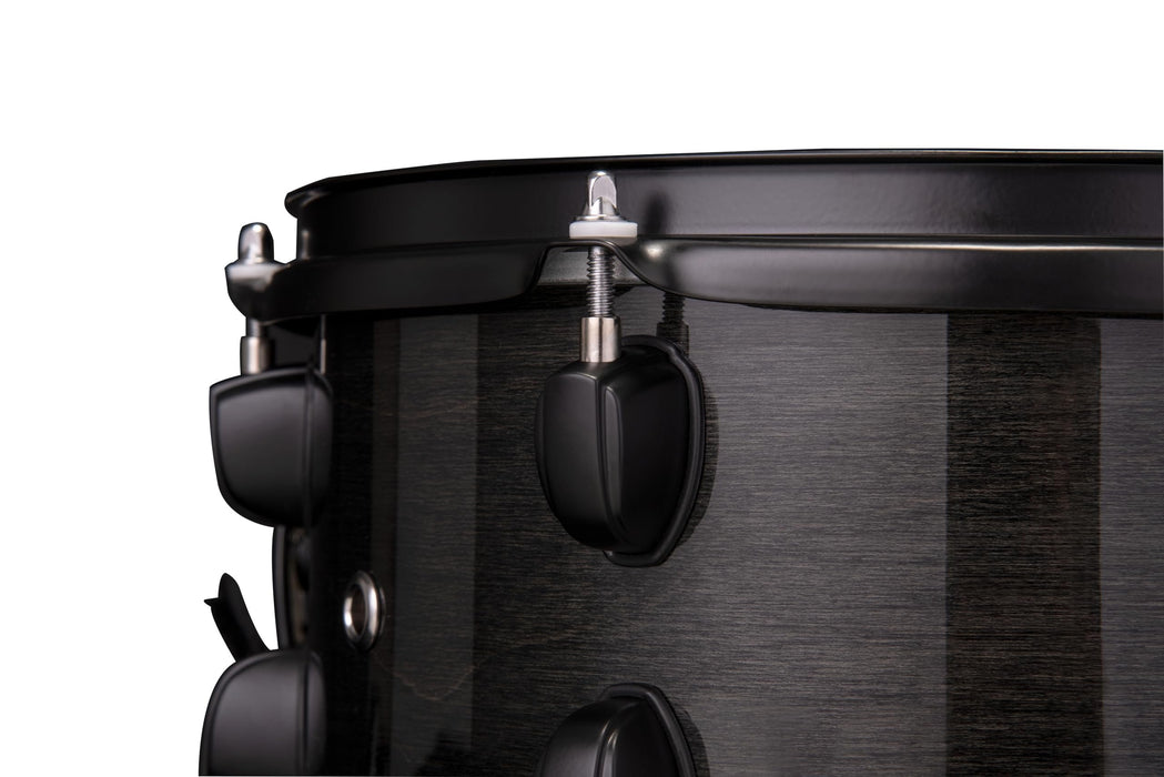 Mapex MPX Maple/Poplar Snare Drum - 6.5 x 14-inch - Black with Black Hardware (MPNMP4650BMB)