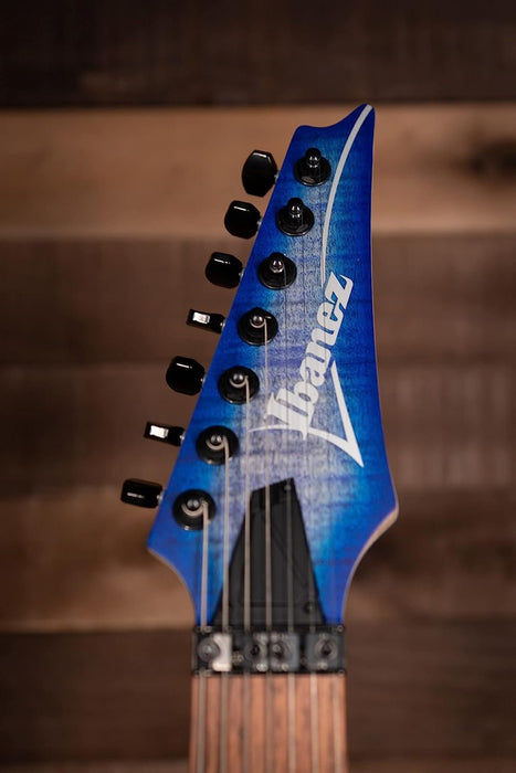 Ibanez RGA Standard 7-String Electric Guitar (Blue Lagoon Burst Flat)