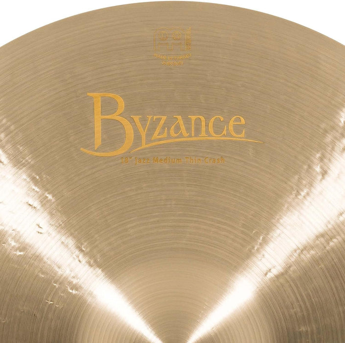 Meinl Cymbals B18JMTC Byzance 18-Inch Jazz Medium Thin Crash Cymbal