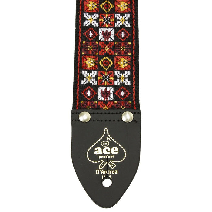 D'Andrea Ace Vintage Reissue Guitar Strap - Rooftop - Replica of Guitar Strap used on John Lennon's Epiphone Casino at the "Rooftop" Concert in 1969