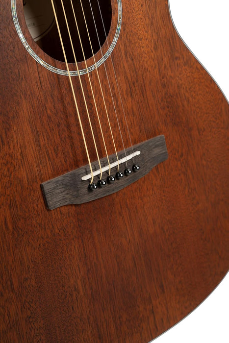 Cort L60MOP Luce 60 Mahogany OM Acoustic Guitar Open Pore