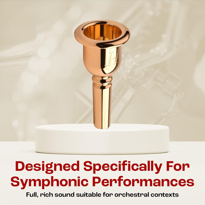 Denis Wick Heritage Trombone Mouthpiece Gold-Plated 3180G-5BS Small Shank