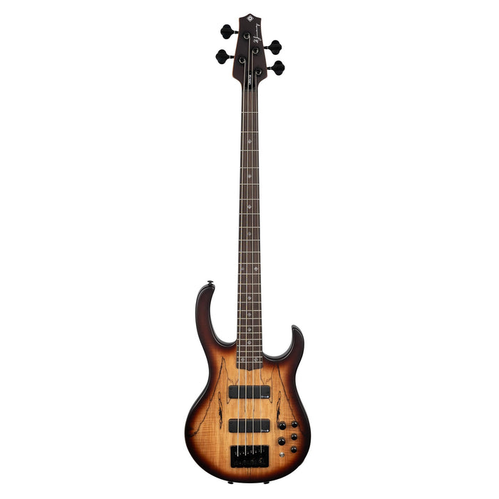 H. Jimenez 4 String Satin Spalt Burst Bass Guitar With Deluxe Padded Gig Bag (LBS4-SB)