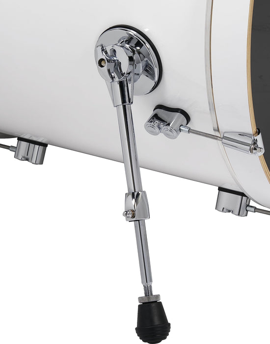 Pacific Drums & Percussion PDP Concept Maple 4-Piece Fusion, Pearlescent White Drum Set Shell Pack (PDCM20FNPW)