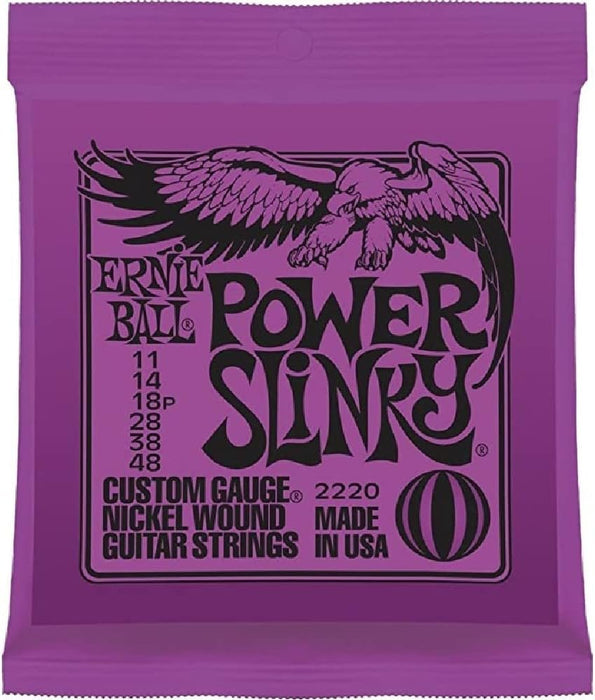 Ernie Ball Power Slinky Guitar Strings - Pack of 3 (P02220)