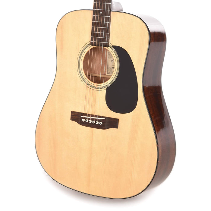 Recording King 6 String Acoustic Guitar, Right, Natural (RD-318)