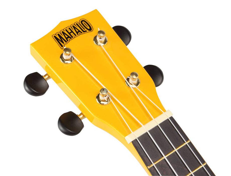 Mahalo Ukuleles MR1YW Rainbow Series Soprano Ukulele