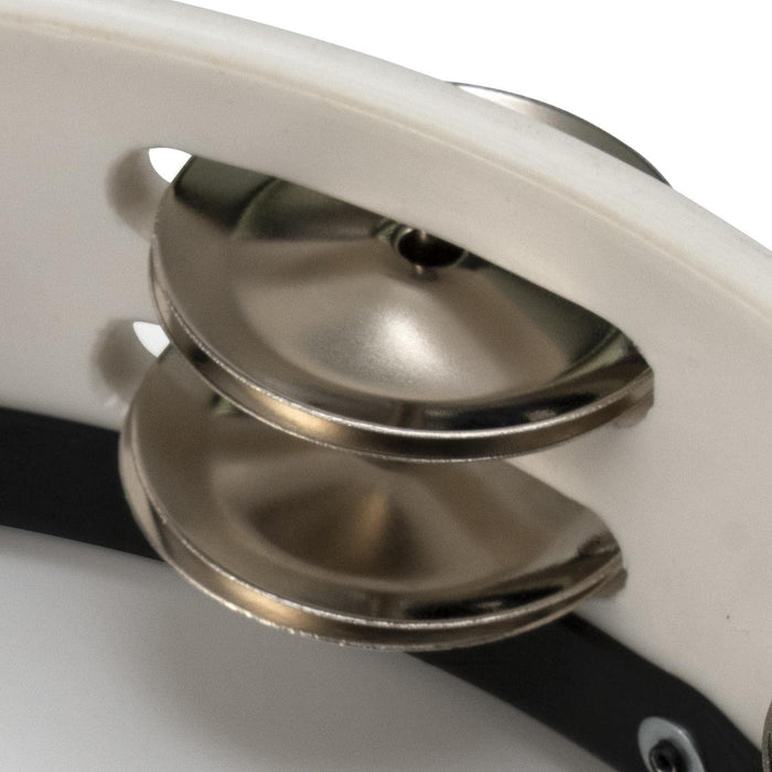 Pearl Drum Set Tambourine, White (PTM10SHX)