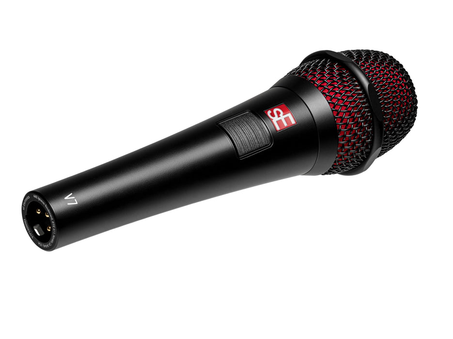 sE Electronics Dynamic Supercardioid Vocal Microphone, Push-To-Talk (V7-PTT-U)