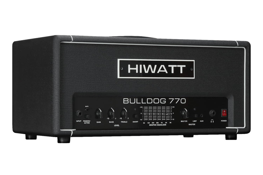 Hiwatt Bulldog 770 Head - 770W Bass Head (BD770H)