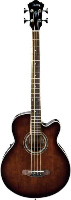 Ibanez Acoustic-Electric Bass Guitar Dark Violin Sunburst