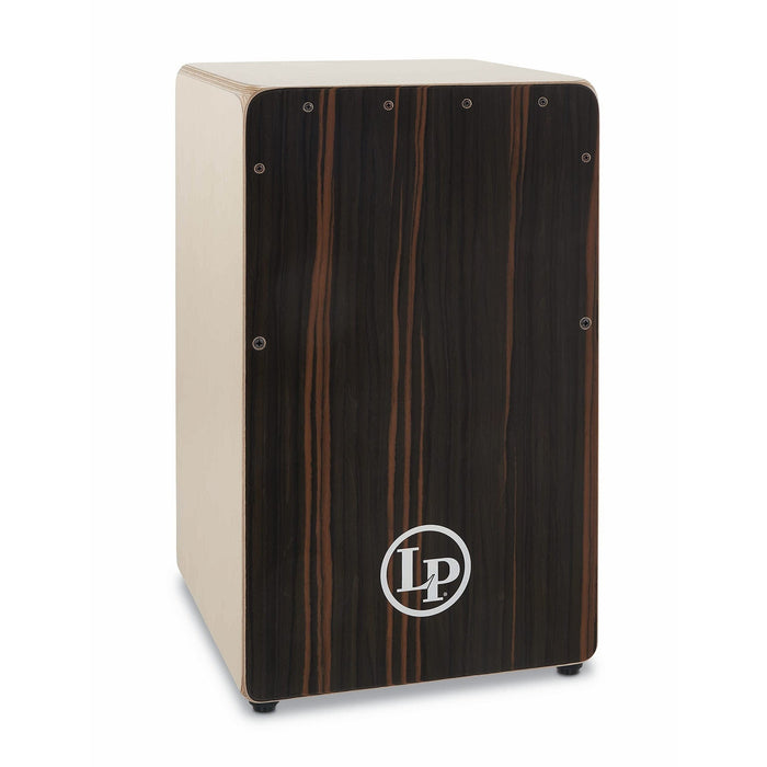 Latin Percussion Woodshop Cajon, Rare Ebony, 19” x 11-1/2” x 11-3/4” (LP1491RE)