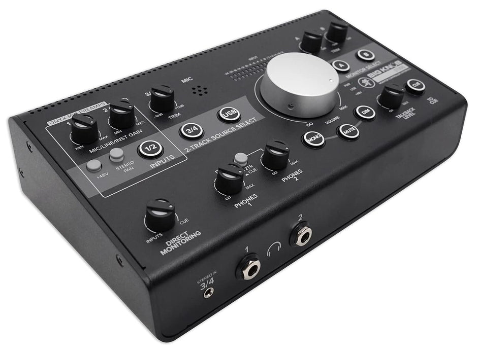 Mackie Big Knob Series, 3x2 Studio Monitor Controller 192kHz USB I/O (BIG KNOB STUDIO)