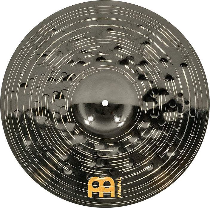 Meinl 16" Crash Cymbal - Classics Custom Dark - Made in Germany, 2-YEAR WARRANTY (CC16DAC)