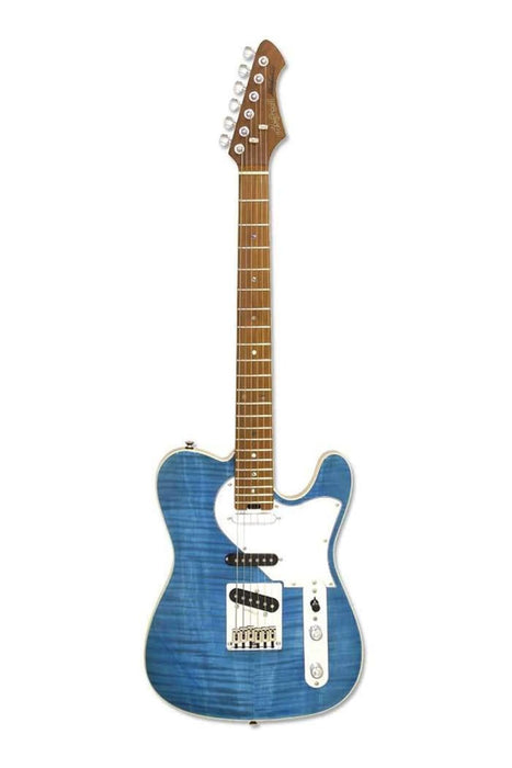 Aria Nashville Electric Guitar Turquoise Blue