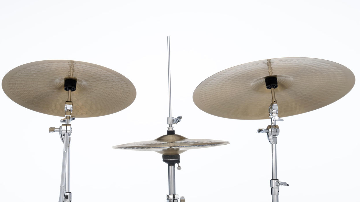 BRD1 3 Piece Cymbal Pack; Pearl Logo; 14" Hi-hats, 16" Crash, 20" Ride