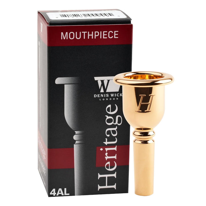 Denis Wick Heritage Trombone Mouthpiece Gold-Plated 3180G-5BS Small Shank