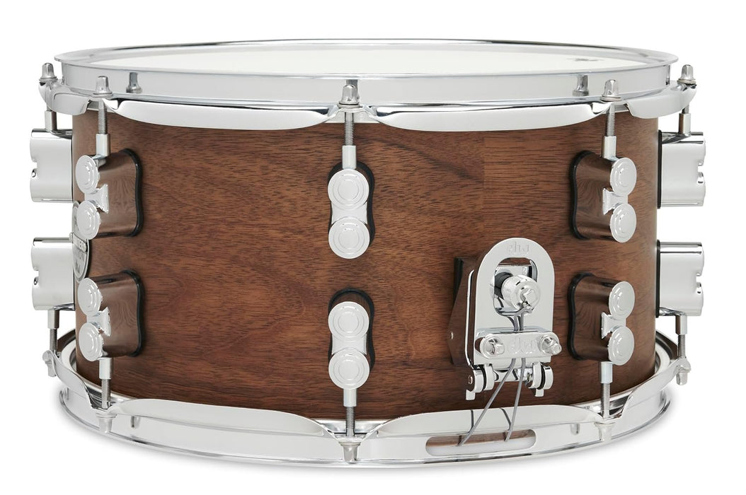 PDP Limited Edition Maple/Walnut Shell 7"x13" Snare Drum - Natural Satin Finish