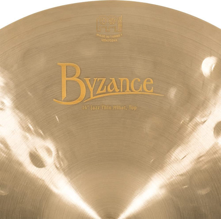 Meinl Cymbals Byzance 14" Dual Hihats, Pair — MADE IN TURKEY — Hand Hammered B20 Bronze, 2-YEAR WARRANTY, B14DUH