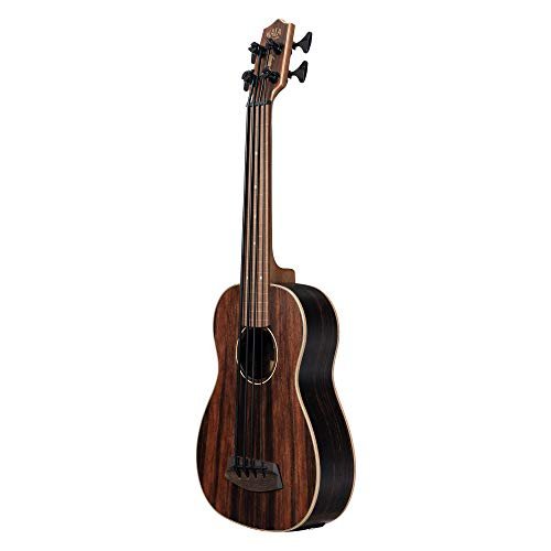 Kala Striped Ebony Fretless Acoustic-Electric U•BASS® (UBASS-EBY-FL)