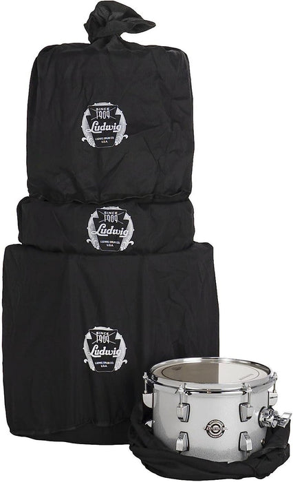 Ludwig Breakbeats by Questlove 4-Piece Shell Pack with Snare Drum - White Sparkle