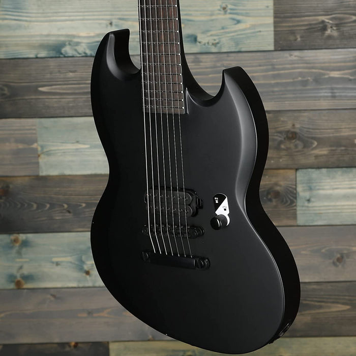 ESP LTD Viper-7 Black Metal - Black Satin