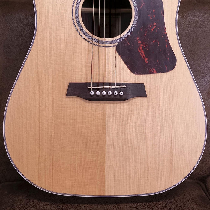 Walden D600CE Natura Solid Sitka Top/Rosewood Dreadought Acoustic Cutaway-Electric Guitar - Satin Natural