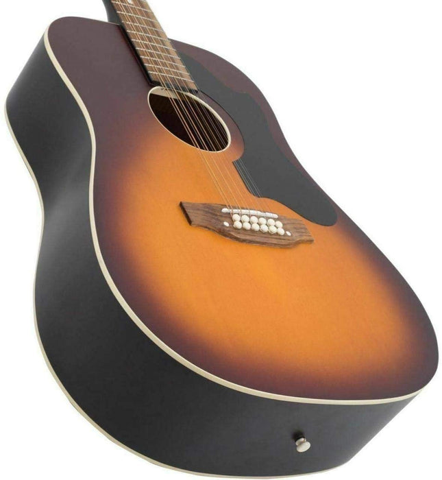 Recording King 12 String Acoustic-Electric Guitar, Right, Tobacco Sunburst (RDS-9-12-FE5-TS)