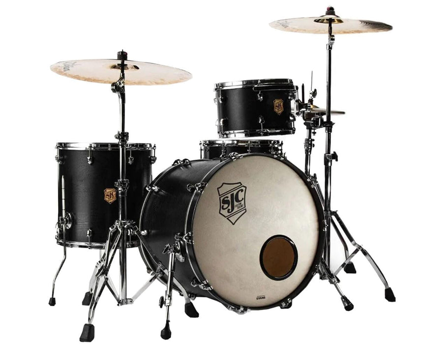 SJC Custom Drums Tour Series 3-piece Shell Pack - Matte Black