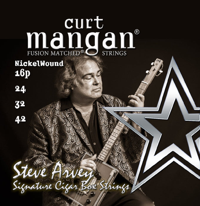 Curt Mangan Fusion Matched Cigar Box Strings - 42/32/24/16
