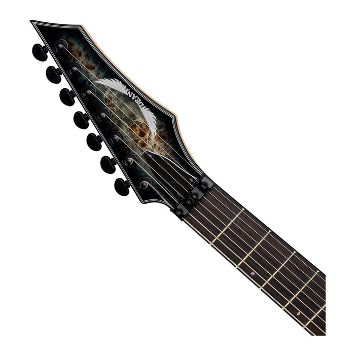 Dean Exile Select 7 Floyd Fluence - Natural Black Burst