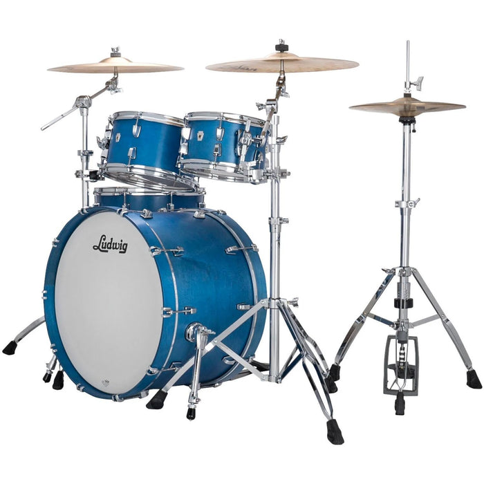 Ludwig Neusonic Rapid MOD2 22" 4 Piece Shell Pack, Satin Royal Blue (LN34204FTXPB)