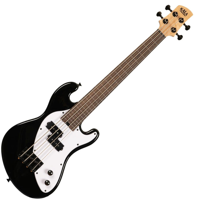 Solid Body 4-String Black Fretless U-BASS