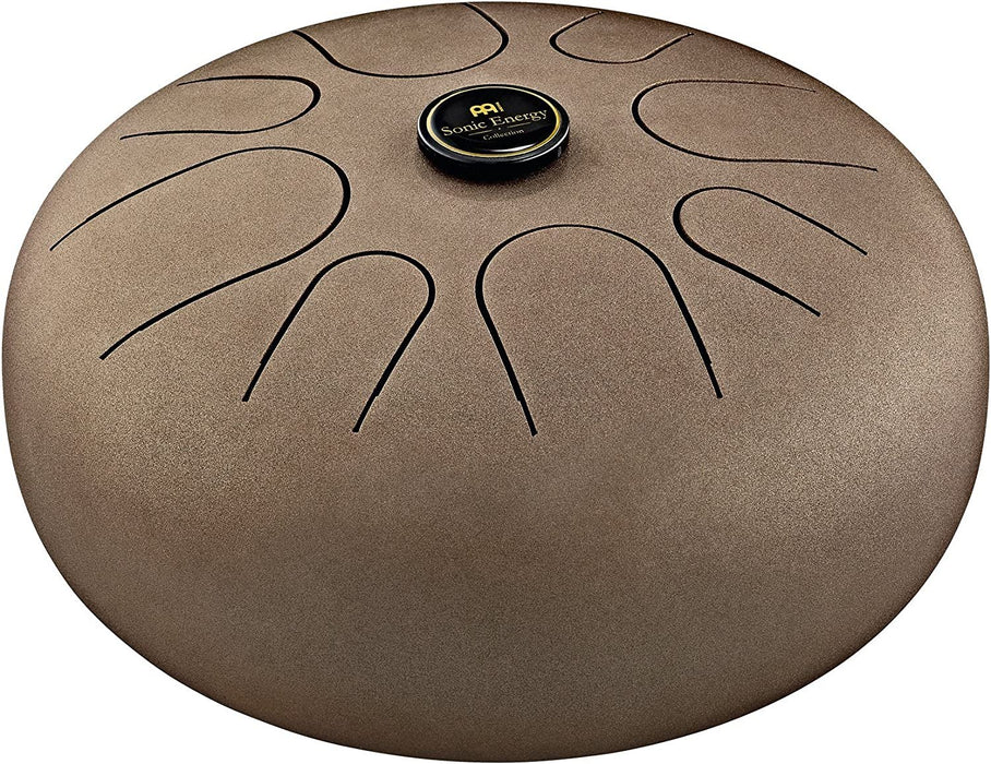 Meinl Full Steel Tongue Drum for Meditation, Yoga, ASMR or Sound Therapy, Includes Mallets and Bag — Pre-Tuned Melodic Scale, 2-YEAR WARRANTY