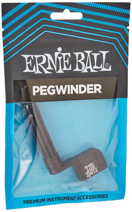 Ernie Ball Pegwinger String Winder for Guitar - Black Plastic Tool (P04119)