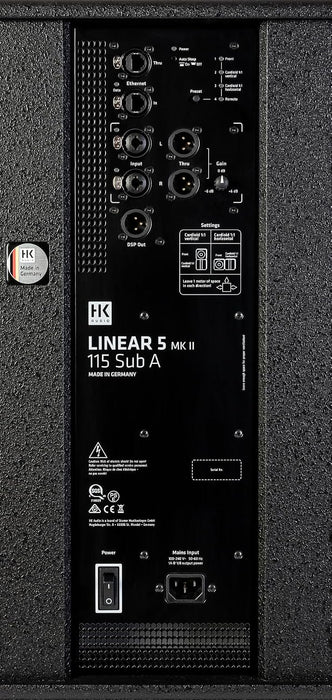 Hk Audio LINEAR-5-MK2-115-SUB-A 1200 Watt 15" Active Subwoofer