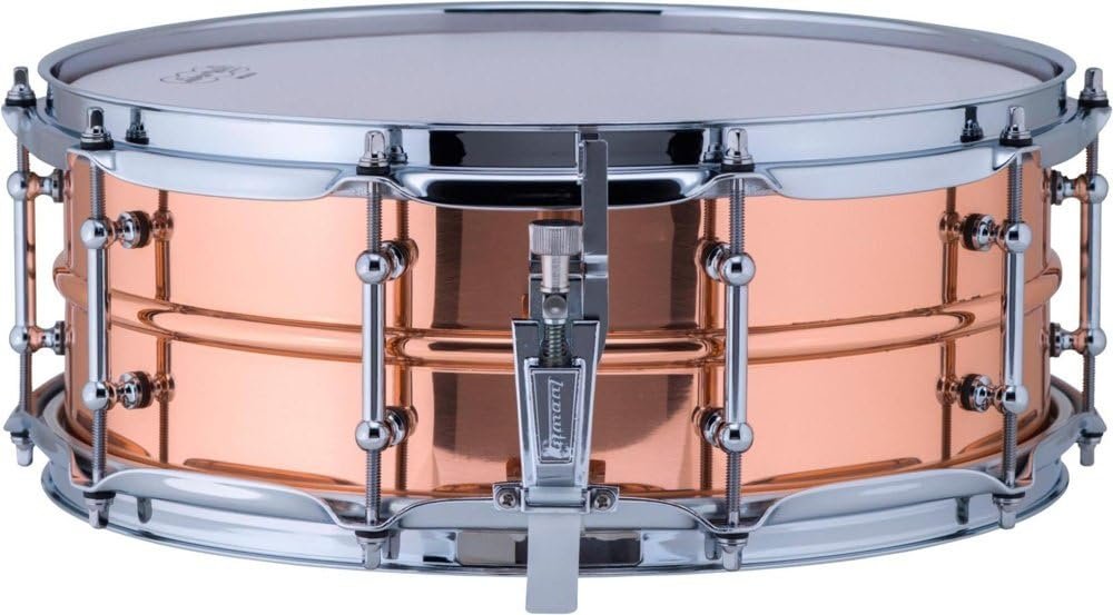 Ludwig Copper Phonic Smooth Snare Drum 14 x 5 in. Smooth Finish with Tube Lugs