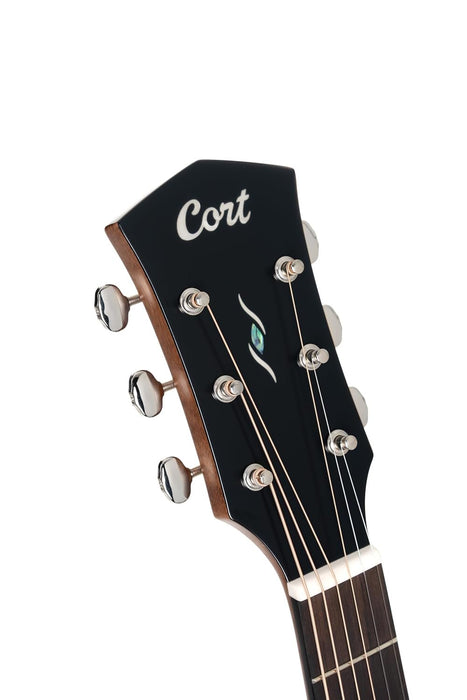 Cort COREMCBTSG CORE-MC Acoustic-Electric Guitar Black Top Semi Gloss