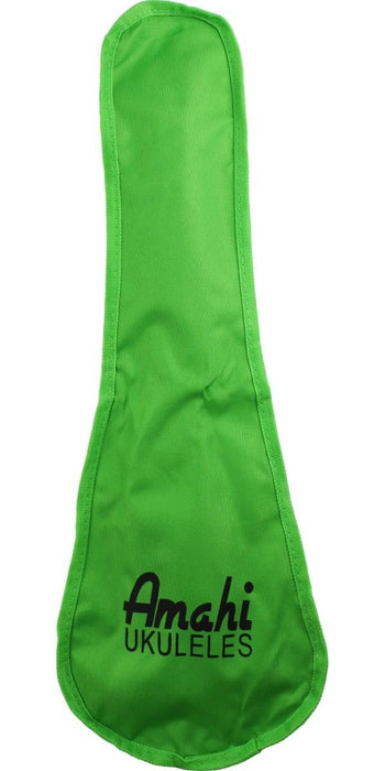 Amahi Fine Instruments Soprano Ukulele w/Gig Bag (Green Apple)