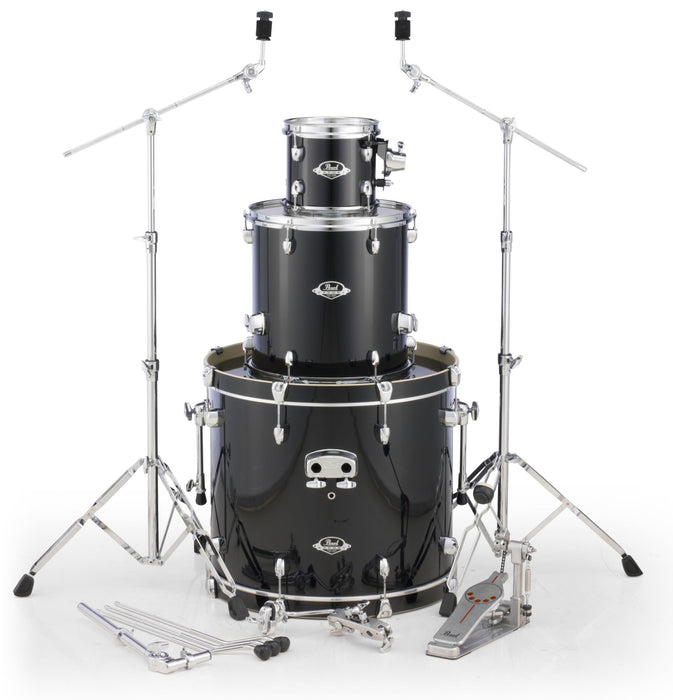 Pearl Export EXX Add-On Pack with HWP832 Hardware - Jet Black Drum Set