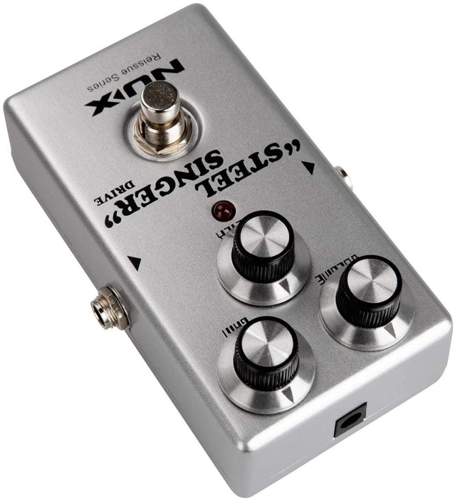 NUX Steel Singer Drive pedal overdrive effect pedal with the tonal character of the boutique amp from California